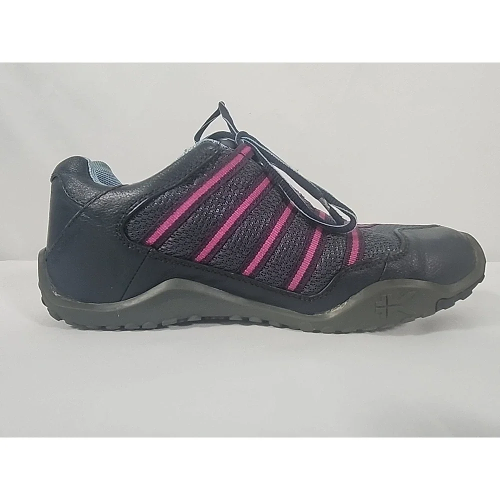 Kuru Chicane Hiking Trail Shoes‎ Navy Purple Leather Mesh Womens 8.5 200620E